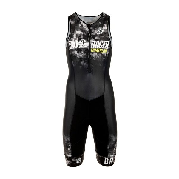 Tri team suit cremallera delantera + bolsillo