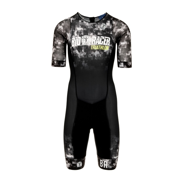 Tri team suit ss cremallera trasera