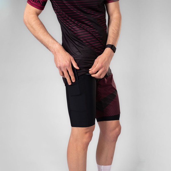 LAYERED HARDLOOPSHORT